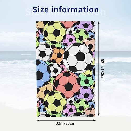 VOOHDDY Microfiber Beach Towel - Oversized Soft Quick Dry