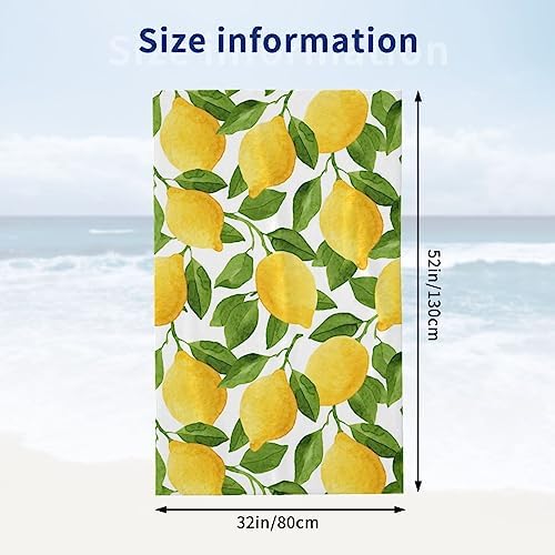 VOOHDDY Microfiber Beach Towel - Large Soft Absorbent Quick Dry