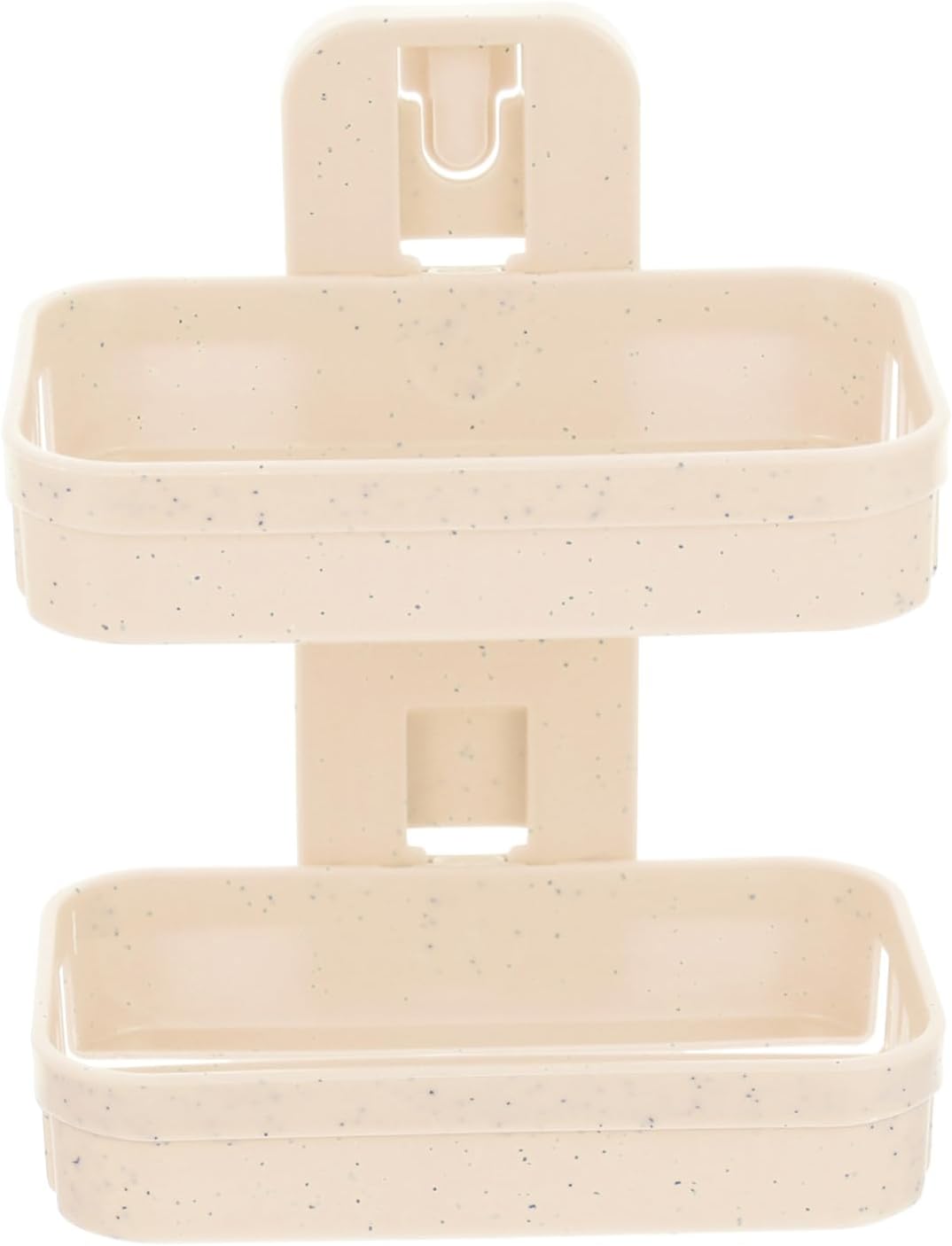 ABOOFAN 2-Layer Wall Soap Holder No Drilling Required