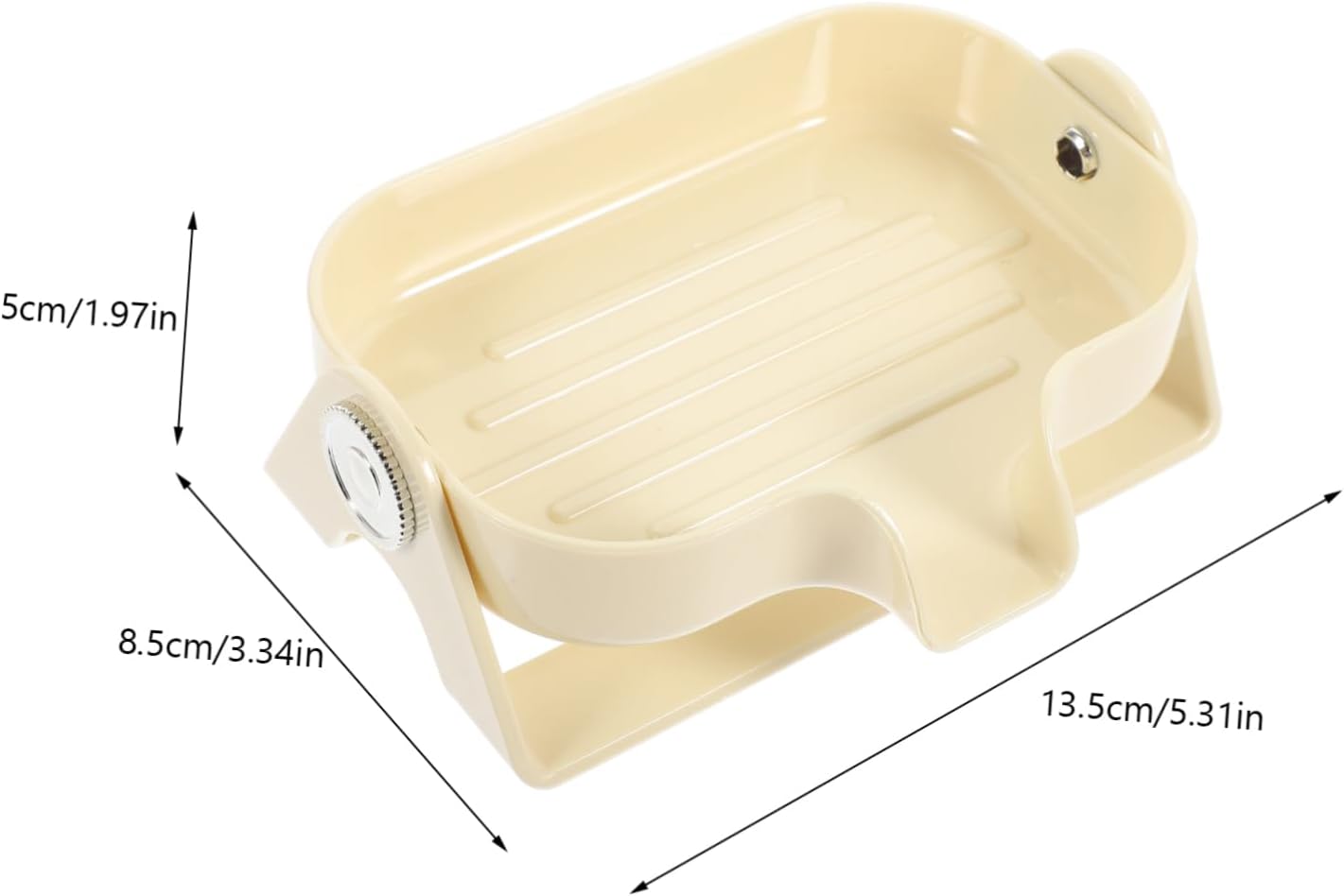 DRESSOOS Self-Draining Bathroom Soap Dish