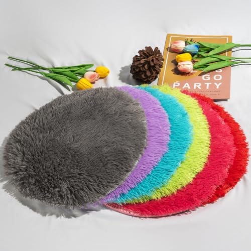 6 Pcs Kids Carpet Circle Seats Round Floor Cushions