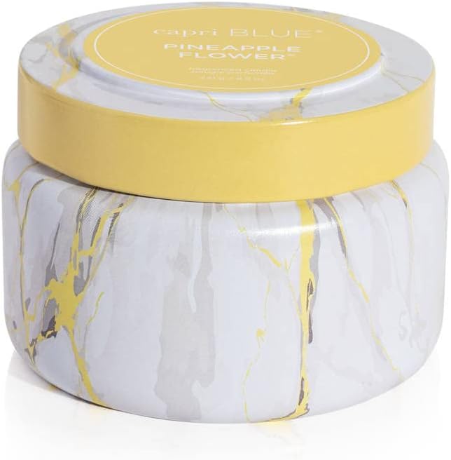 Capri Blue Pineapple Flower Travel Tin Candles - 85 oz
