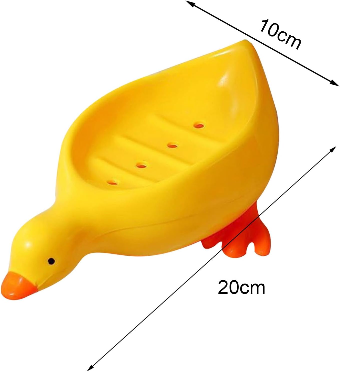 Cute Cartoon Duck Soap Dish with Open Design 1