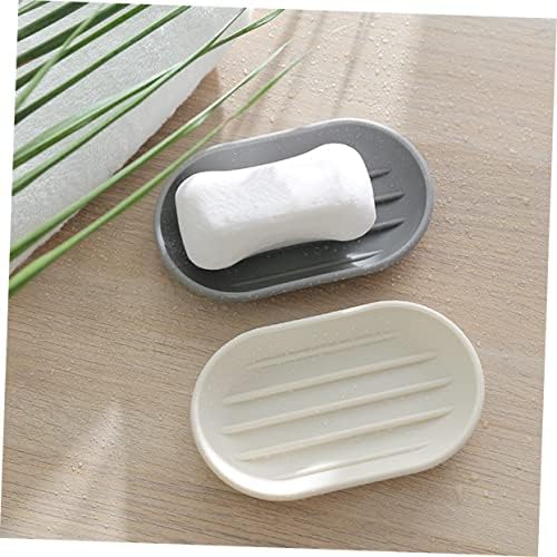 Alipis Oval Soap Holder Beige Pp Material