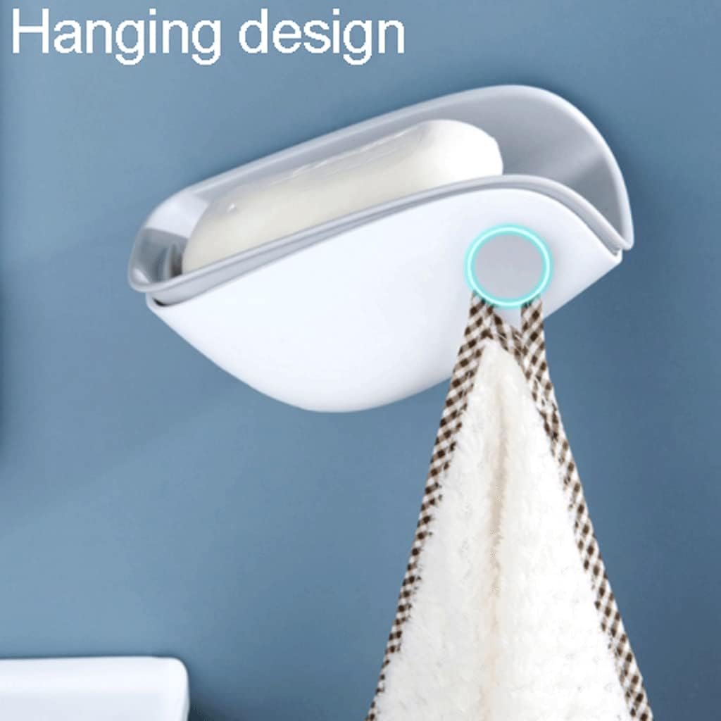 SUREK Wall Mounted Soap Dish with Water Tray