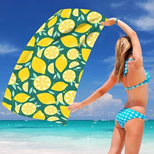 Lovskoo Microfiber Beach Towel for Adults 30x60 Inch Quick Dry Sandproof