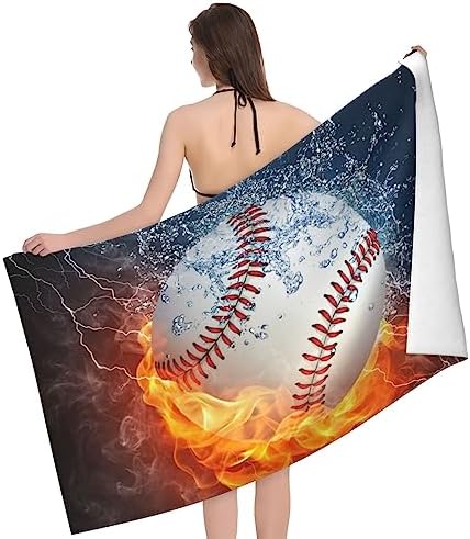 VOOHDDY Large Microfiber Beach Towel for Swimming Pool Travel Camping