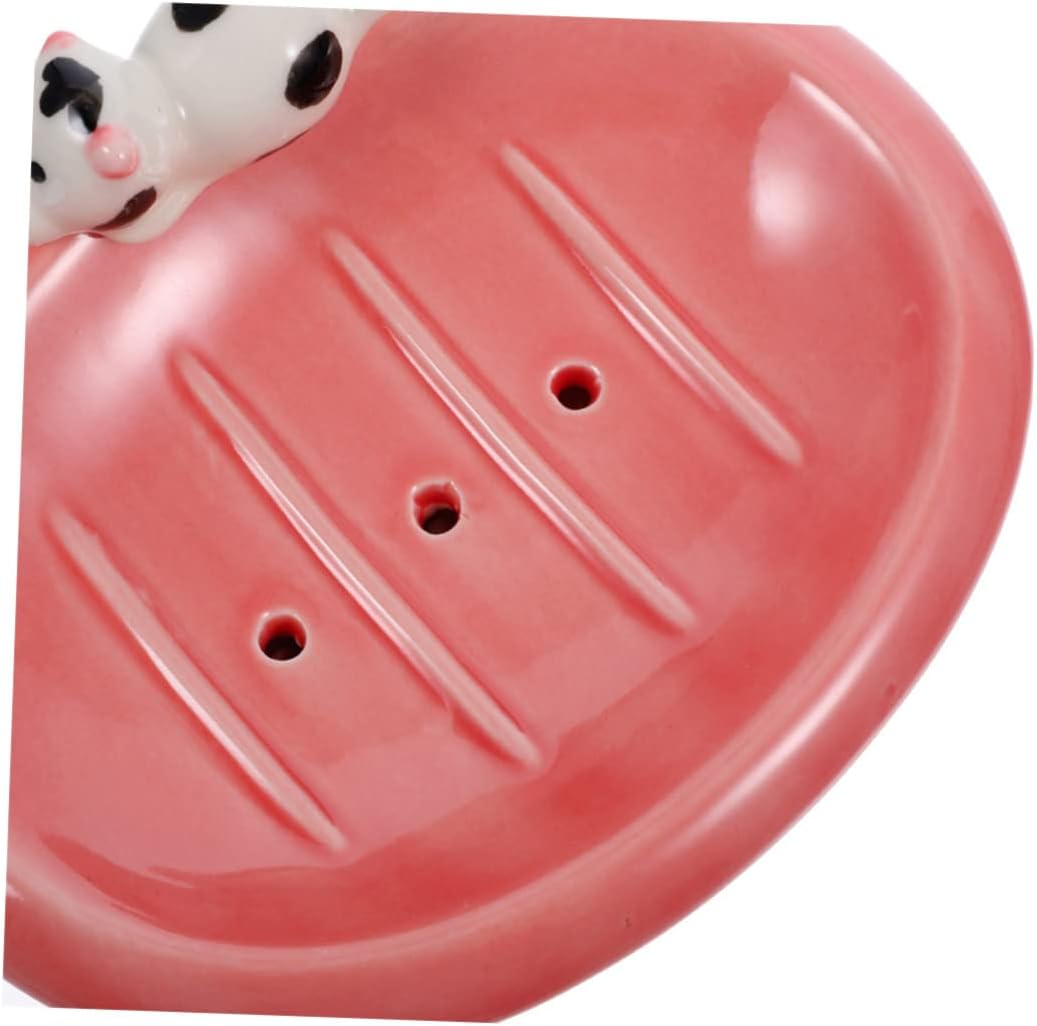 ABOOFAN Cute Soap Dish with Drainage 1