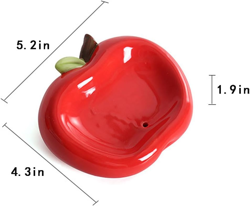 RockTrend Apple-Shaped Ceramic Soap Dish