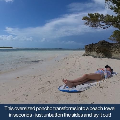 Arcturus Surf Poncho 2-in-1 Beach Towel Cover-Up