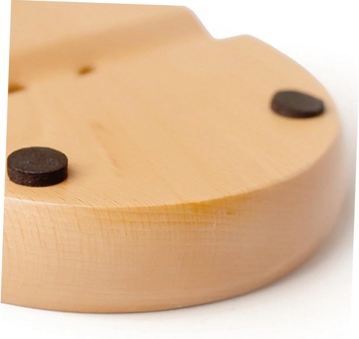 Zerodeko Wooden Soap Dish - Space-Saving Round or Oval Holder