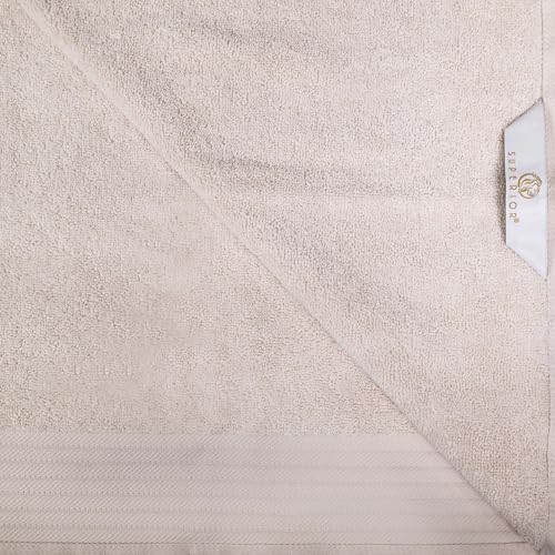 Superior Turkish Cotton Jacquard 4-Piece Bath Towel Set