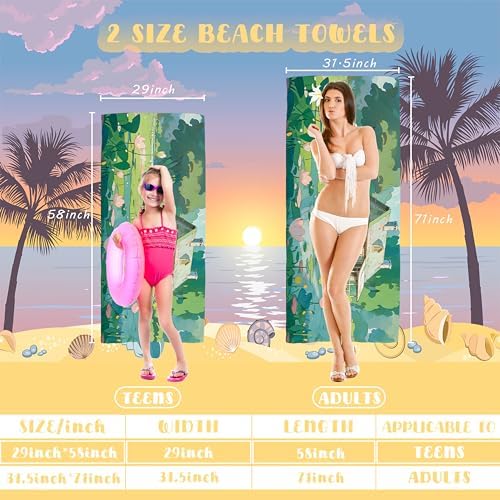 Personalized Dinosaur Beach Towel with Name