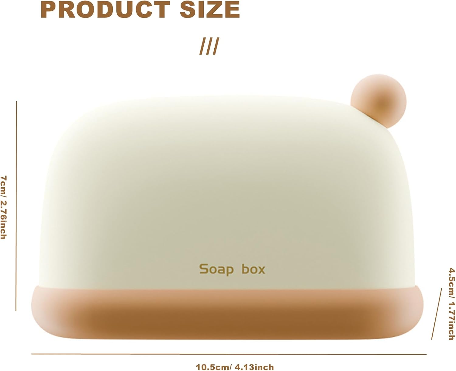 Chchmu Portable Soap Holder with Lid for Travel Hiking