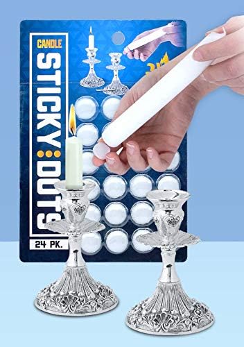Ner Mitzvah Candle Sticky Dots - 48 Dots 1