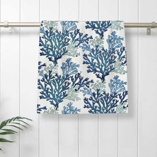 OFIRD Coastal Blue Dish Towels 16x24 Inches Pack of 2