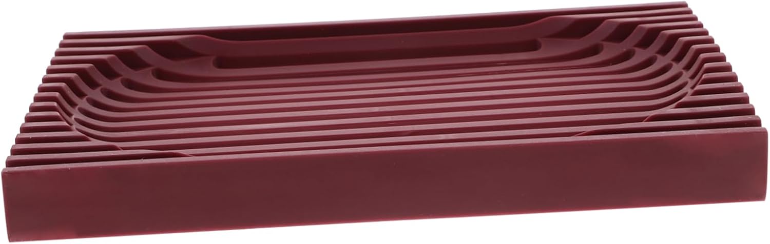 PRETYZOOM Clear Acrylic Soap Dish with Drainage for Bathroom