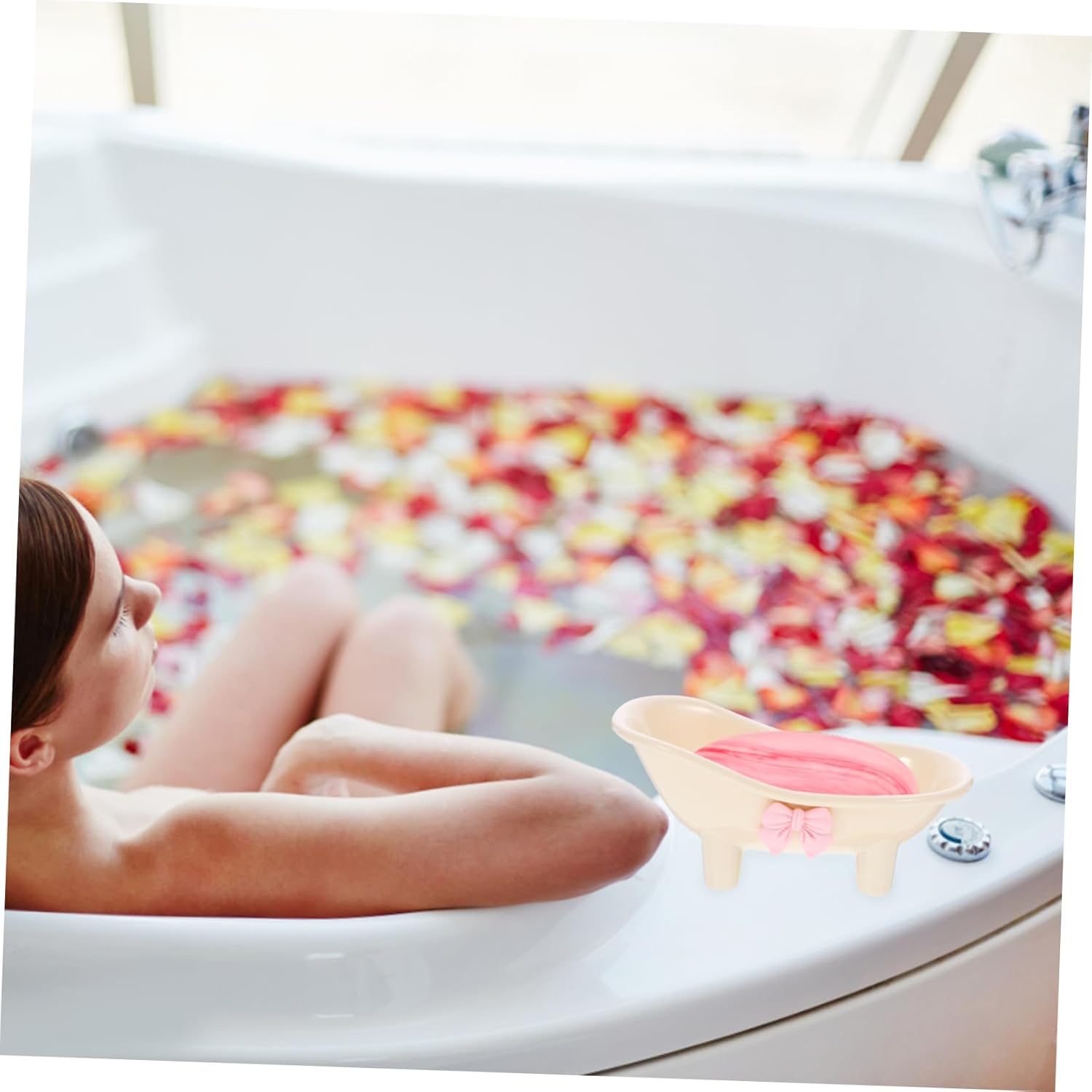 GLEAVI Self Draining Soap Dish for Shower and Kitchen