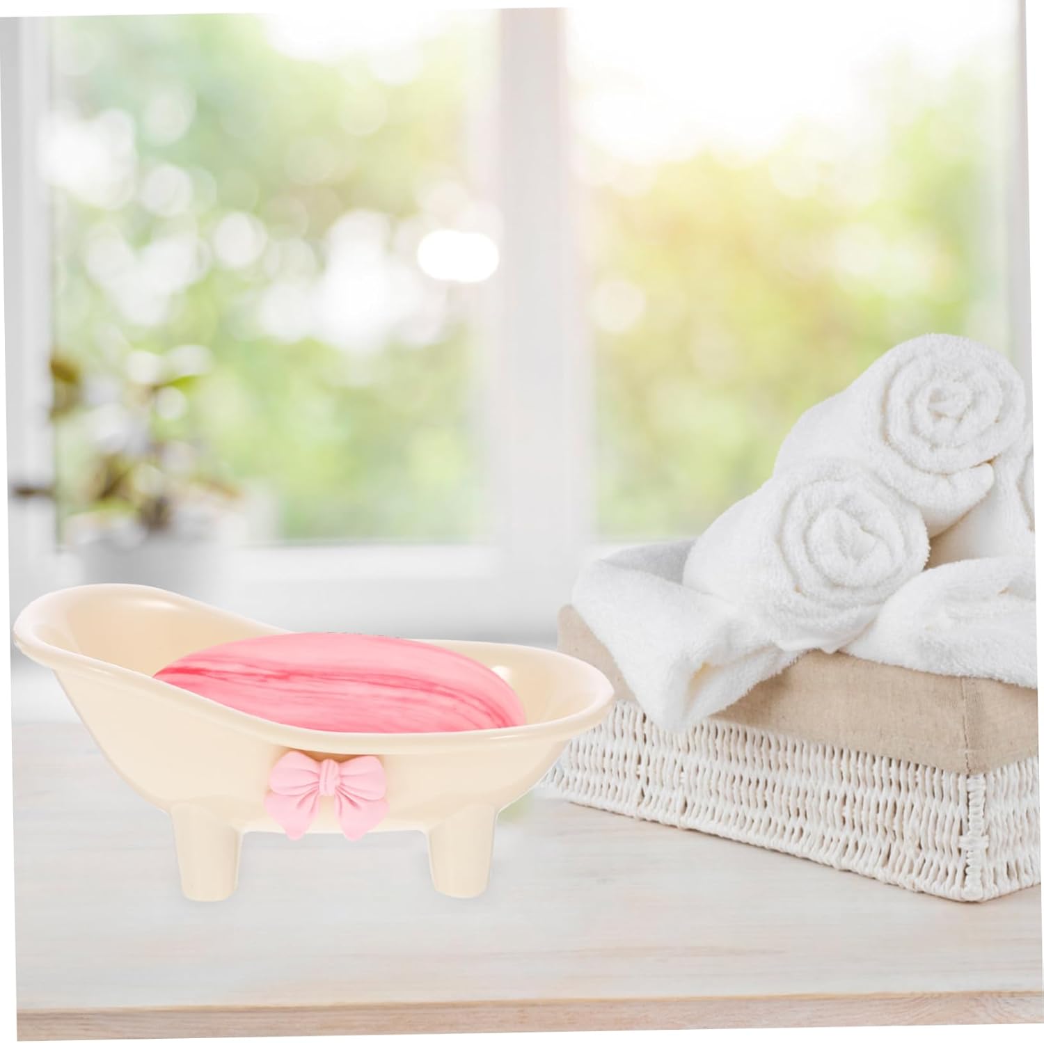 Yardenfun Bathroom Soap Dish with Draining Tray