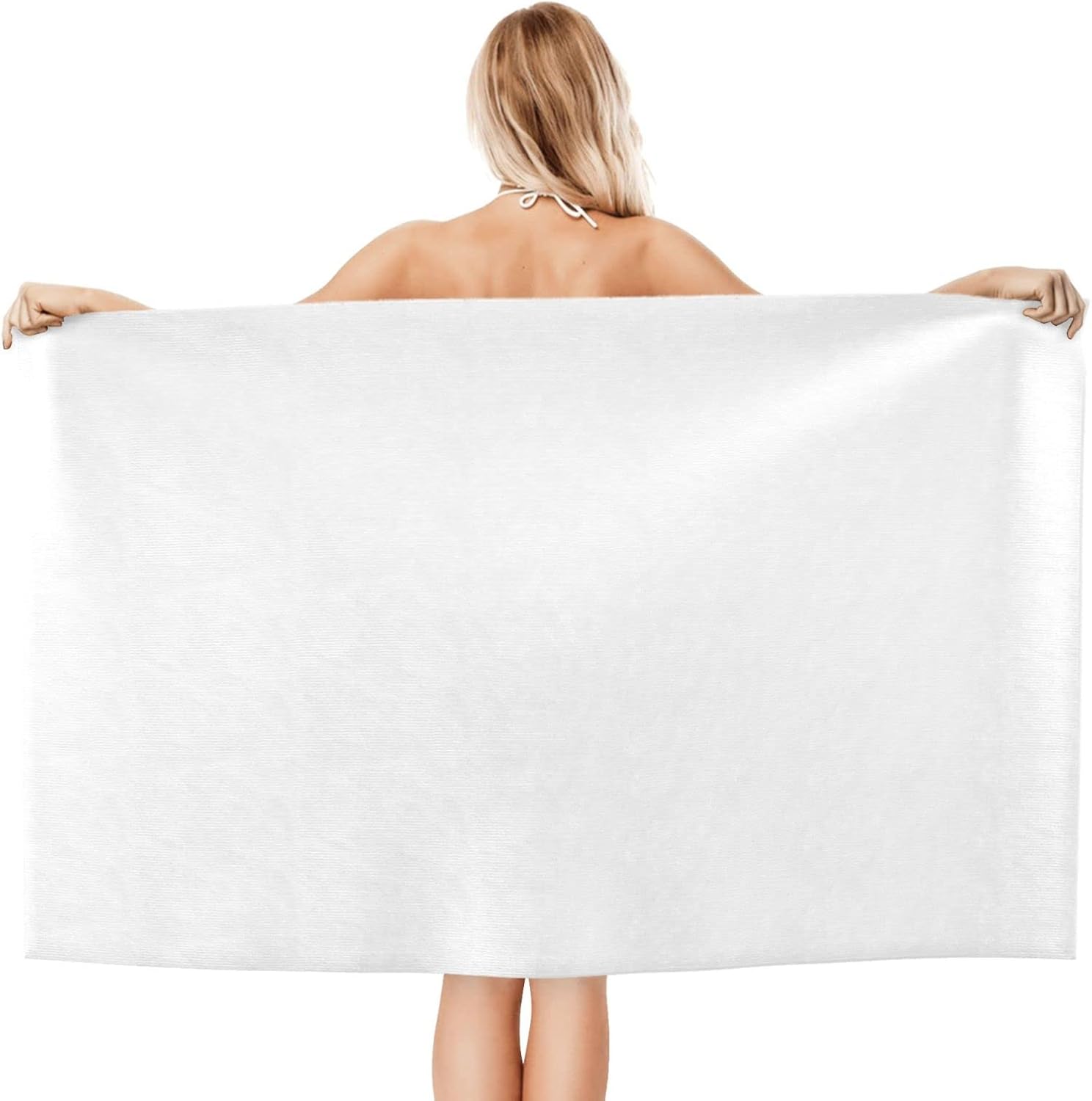 Custom Beach Towels with Logo Text Image