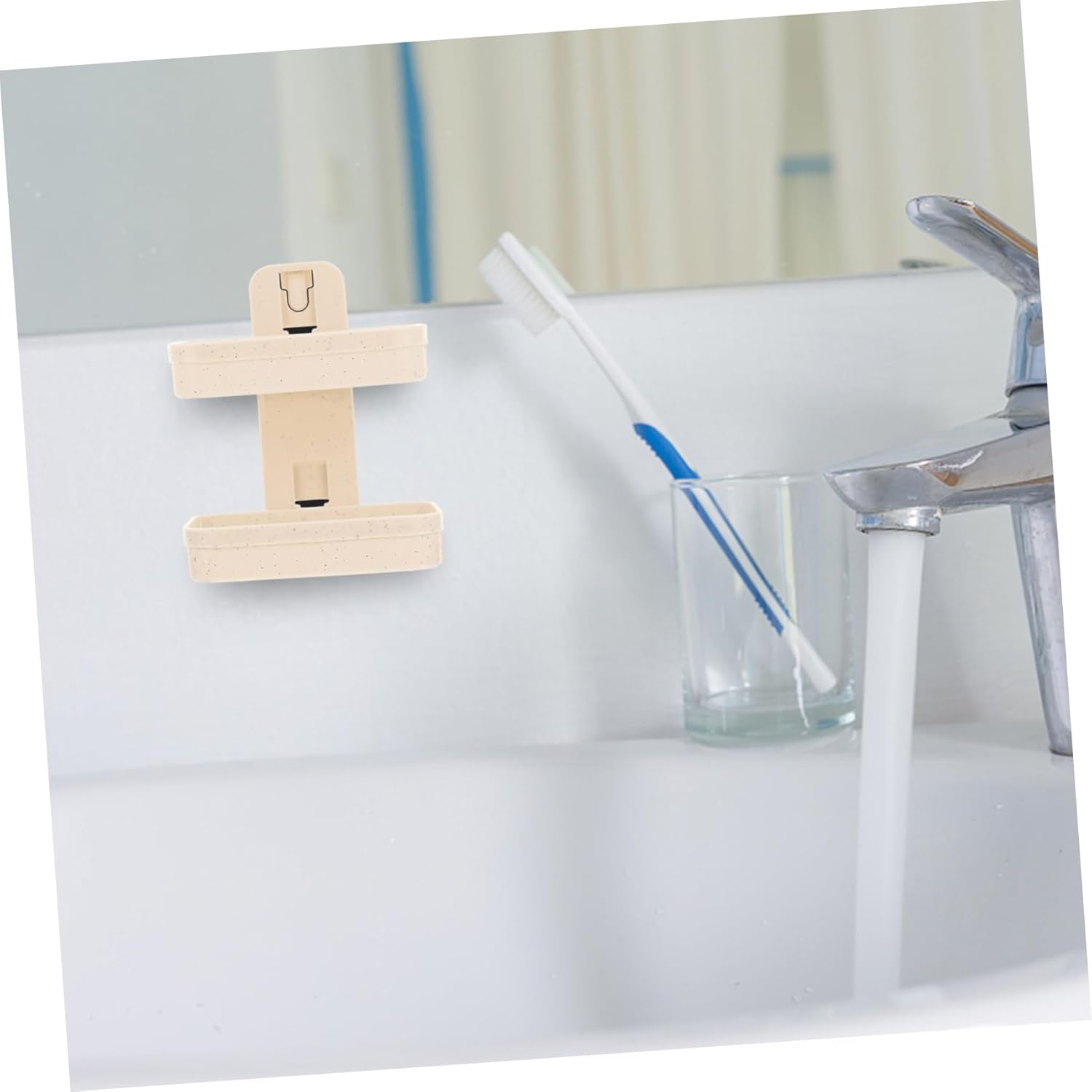 Happyyami Double Layer Wall Mount Soap Holder