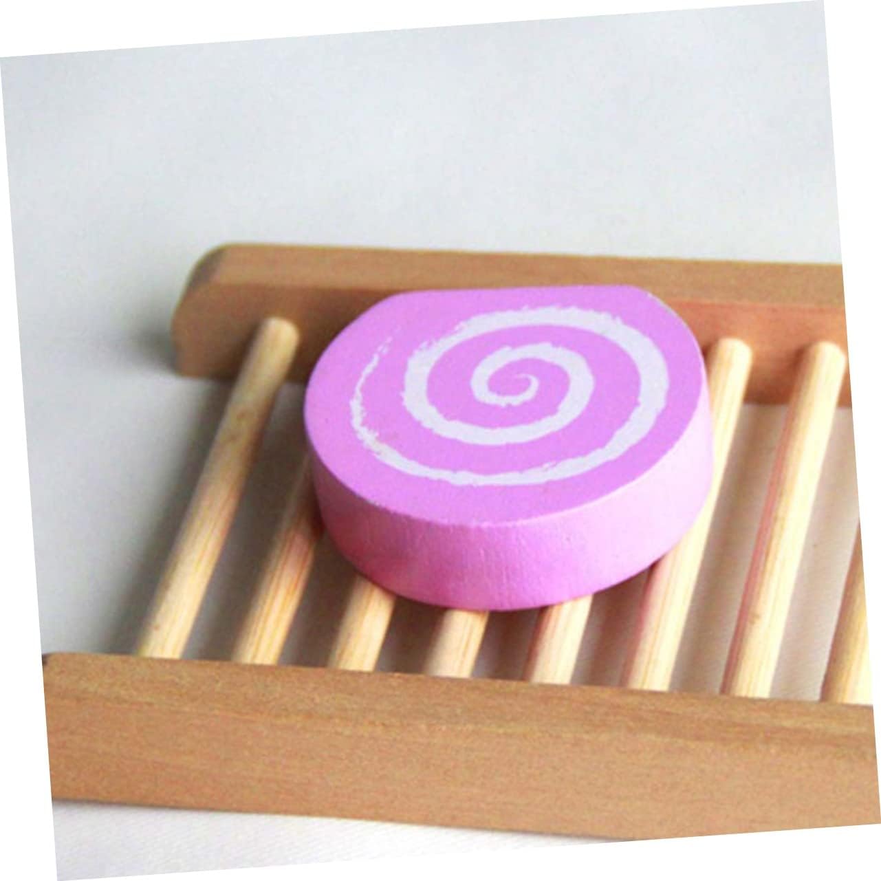 Zerodeko Natural Wood Soap Tray Holder for Bathroom Kitchen 1
