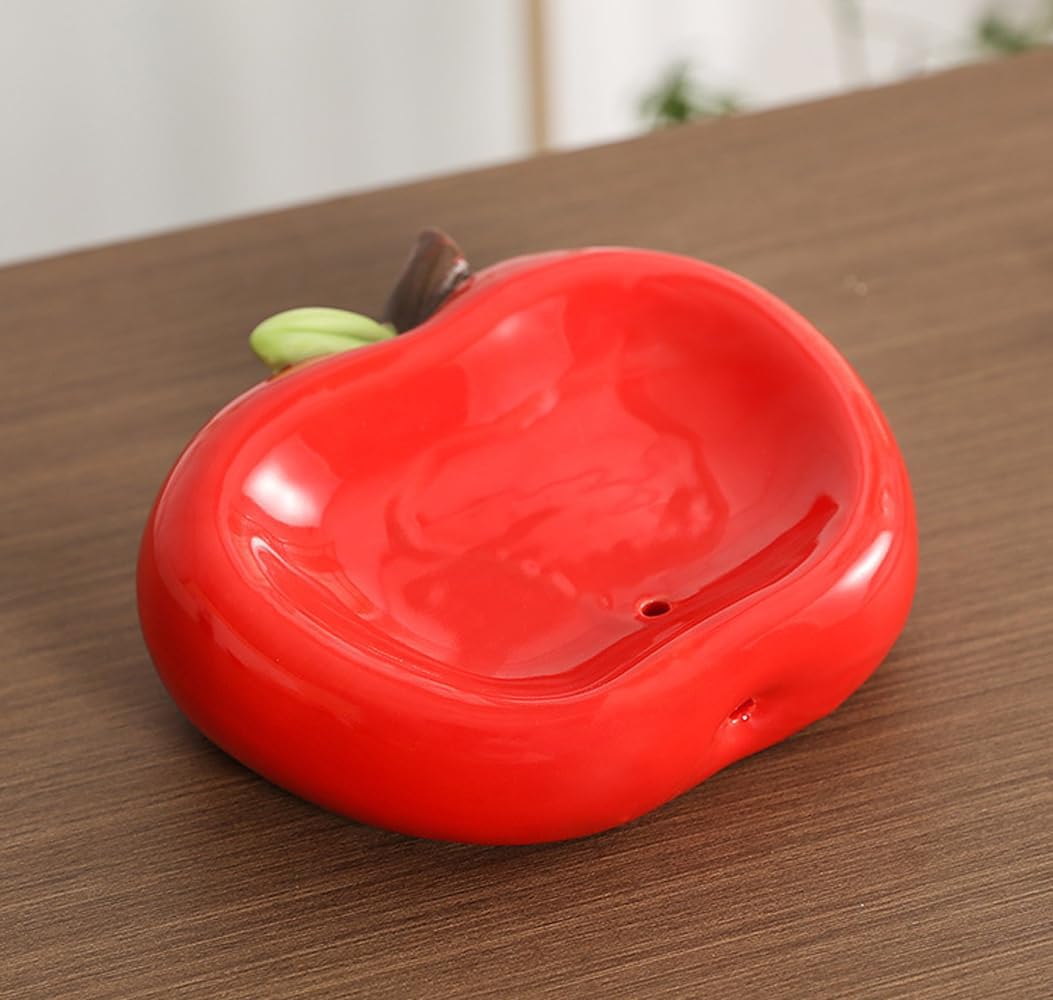 RockTrend Apple-Shaped Ceramic Soap Dish