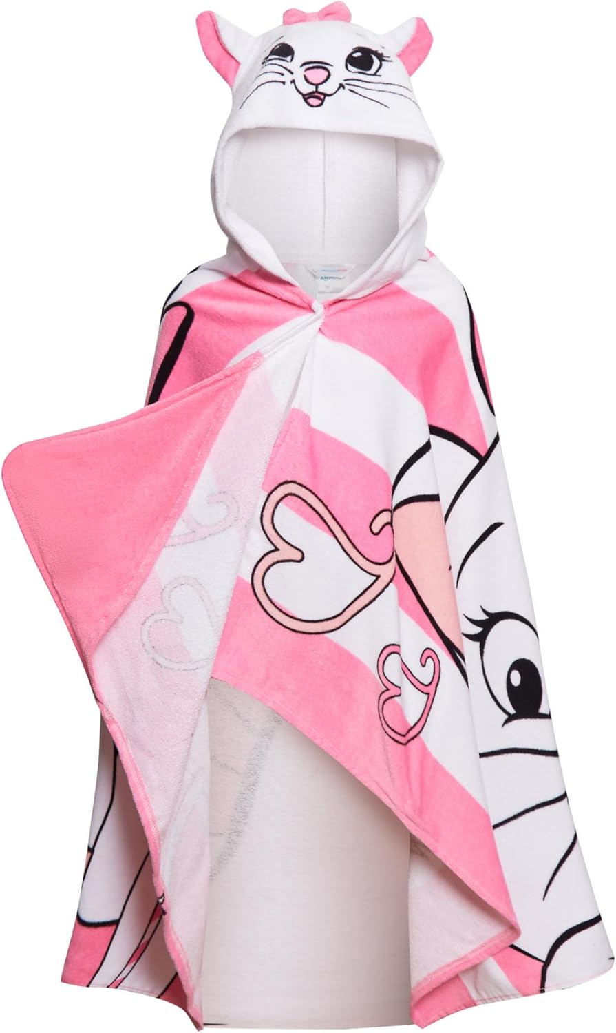 Disney Aristocats Marie Hooded Towel for Girls