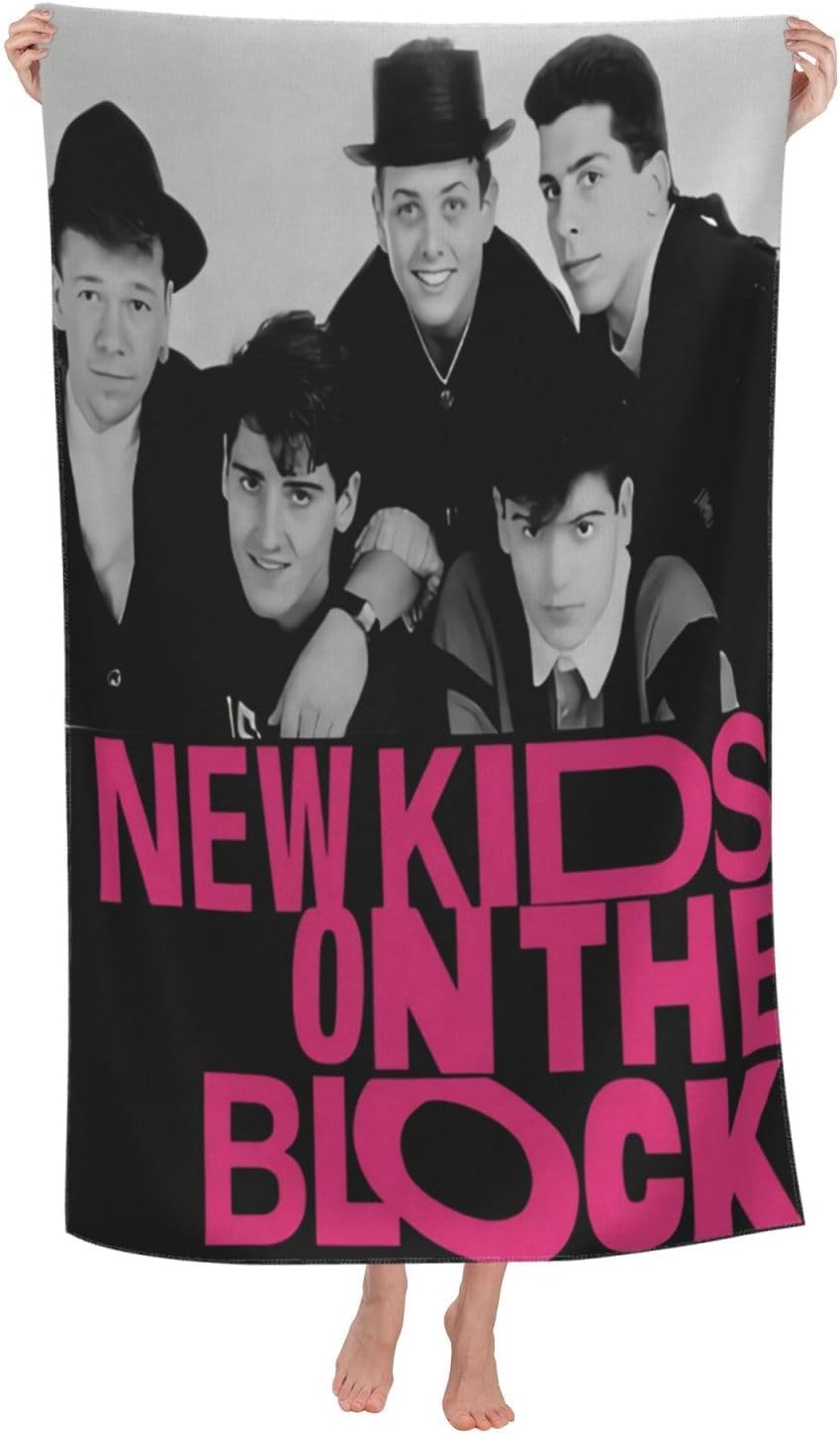 New Kids Musics On The Block Ultra Soft Beach Towel