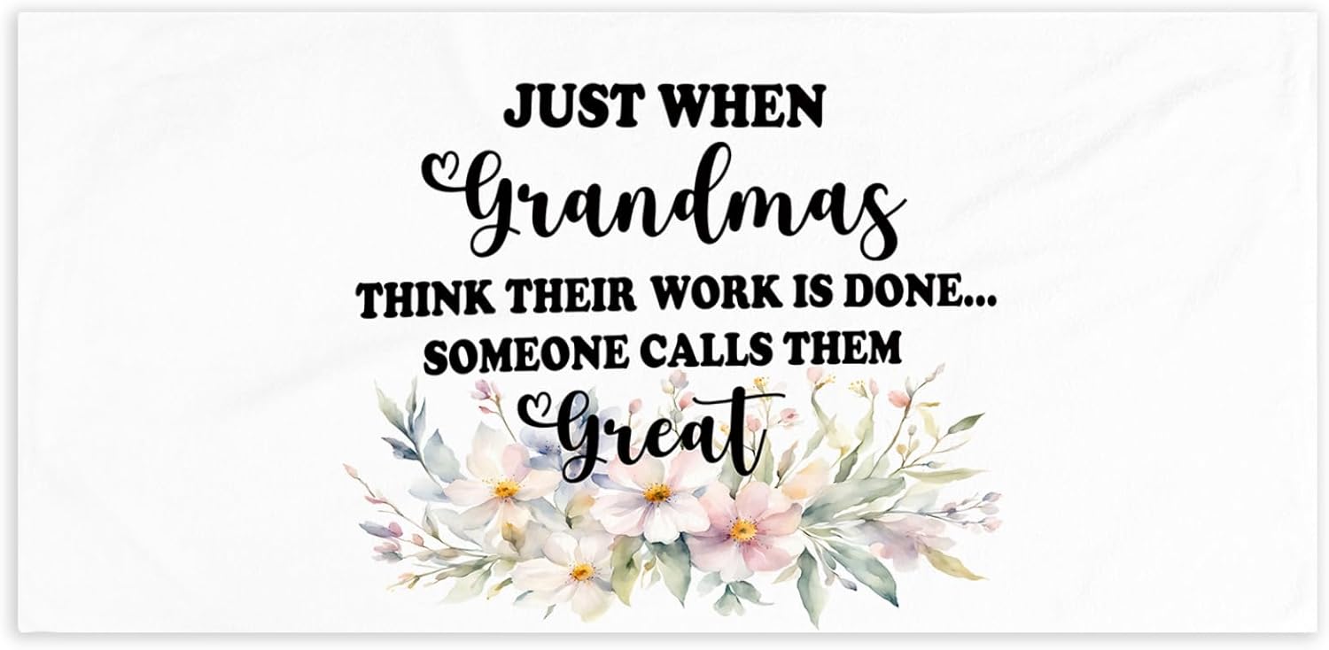 Great Grandma Gifts Beach Towel 60x30 Inches
