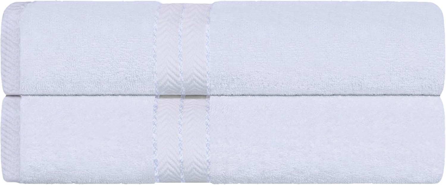 Superior Turkish Cotton Ultra-Plush 2-Piece Bath Towel Set