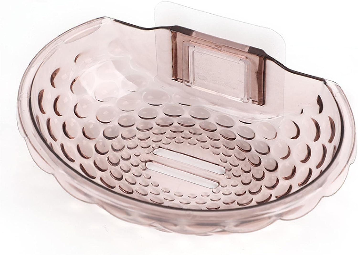 Nifao Non-Perforated Transparent Soap Rack Wall Mount