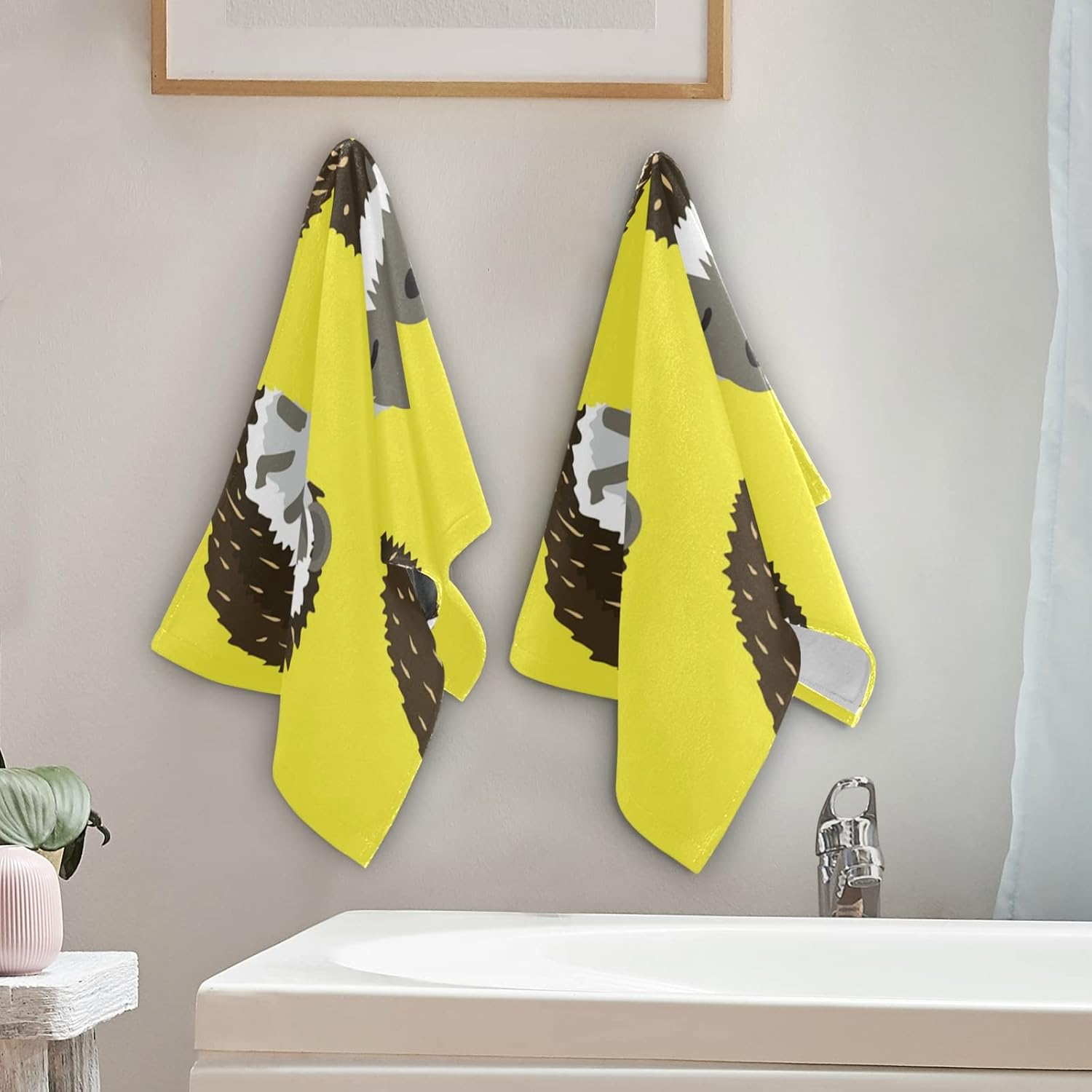 GEDAKO Hand Towels Set 2 pcs Soft Bath Towel