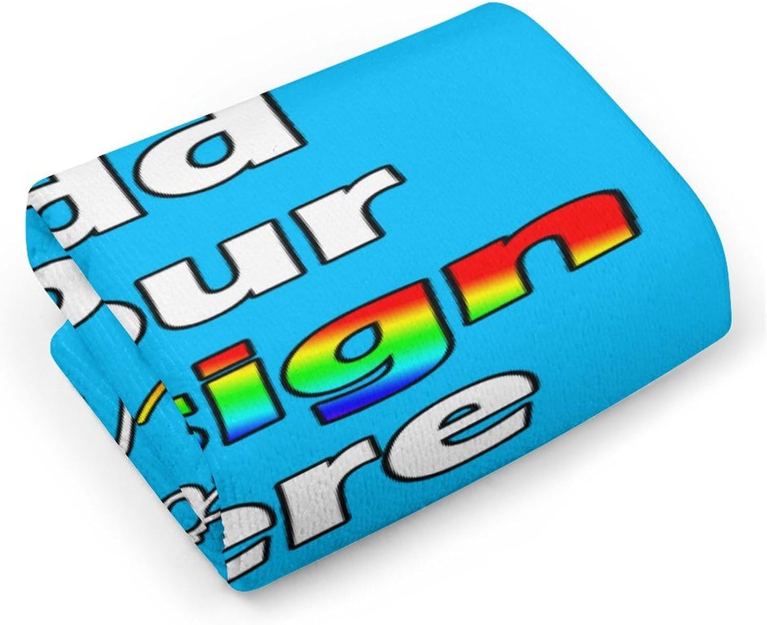 Custom Ultrafine Fiber Face Towel - Personalized Quick Dry Towel with Text and Image