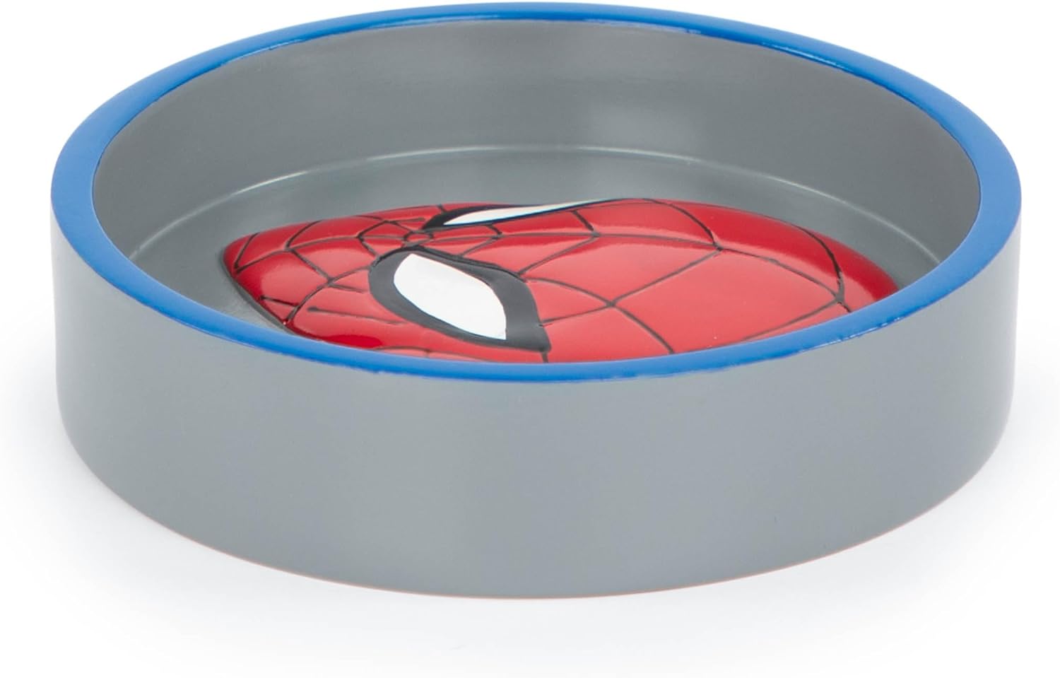 Jay Franco Marvel Spiderman Soap Dish - Red Blue Resin Holder