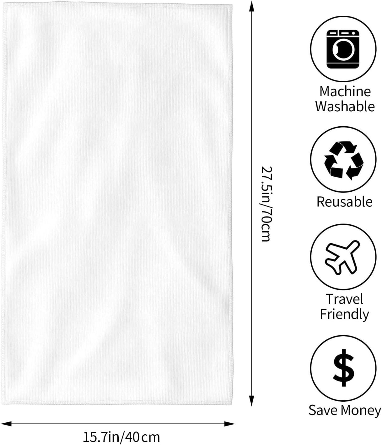 Cioroper Pirate Ship Microfiber Towel Ultra Soft Absorbent 275x157 Inch