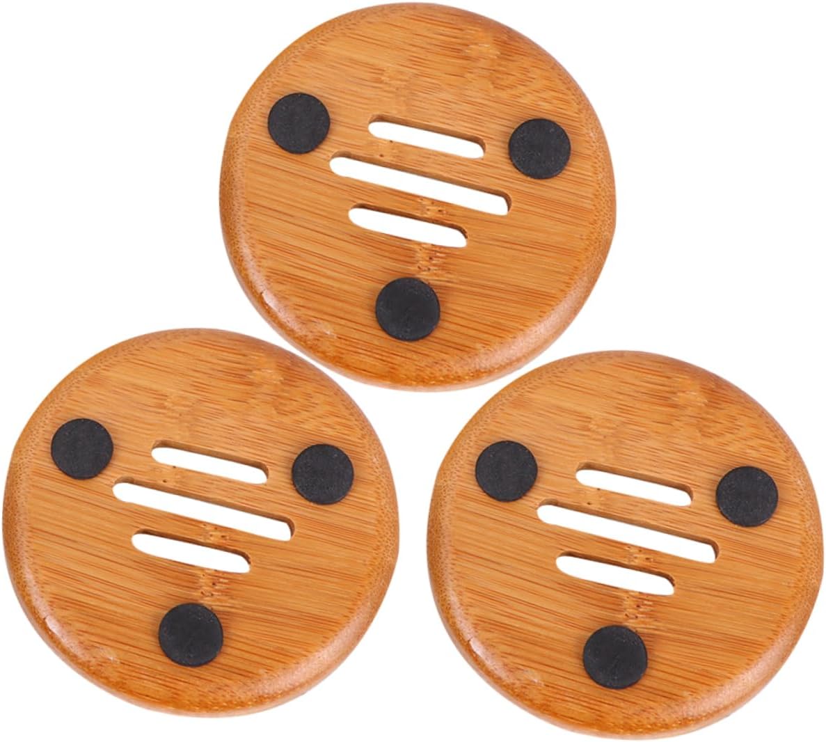 LIFKOME 3pcs Soap Dish Holder for Bathroom Kitchen 1