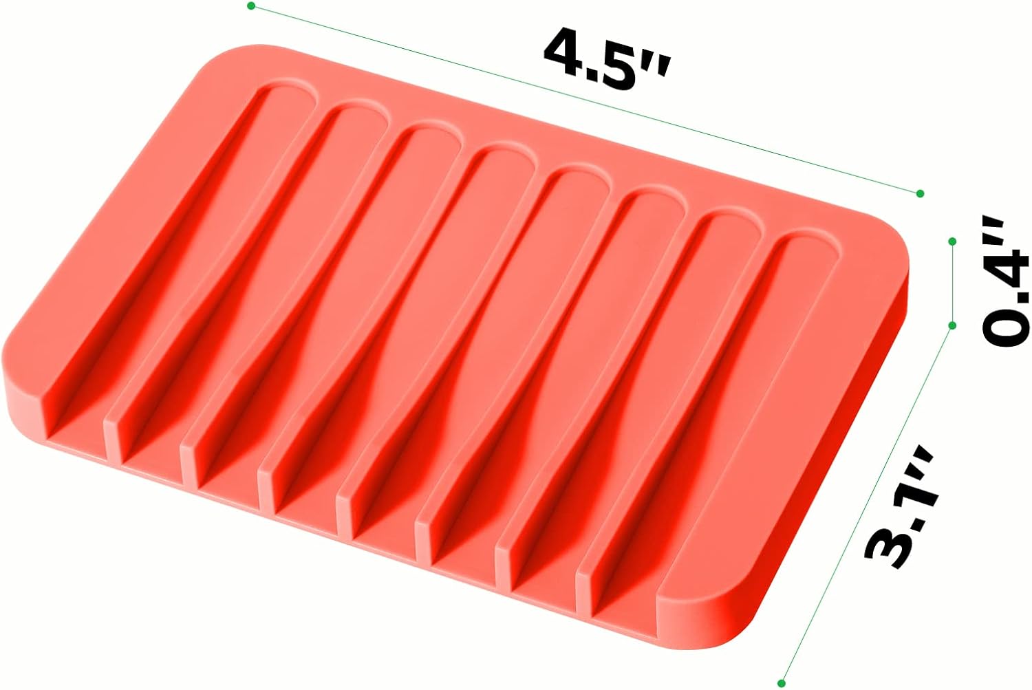 Urbanstrive Flexible Silicone Soap Dish for Bathroom and Kitchen 1
