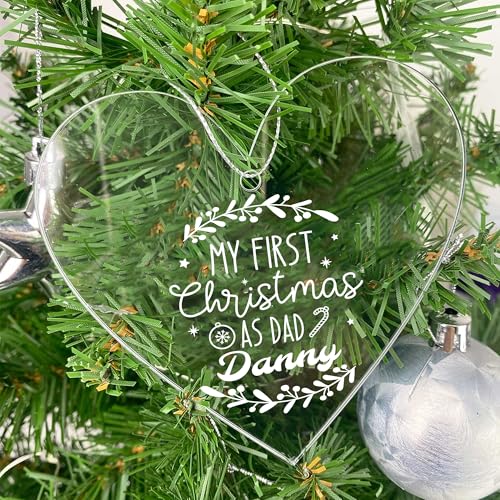 Personalized Babys First Christmas Ornament 2024 1