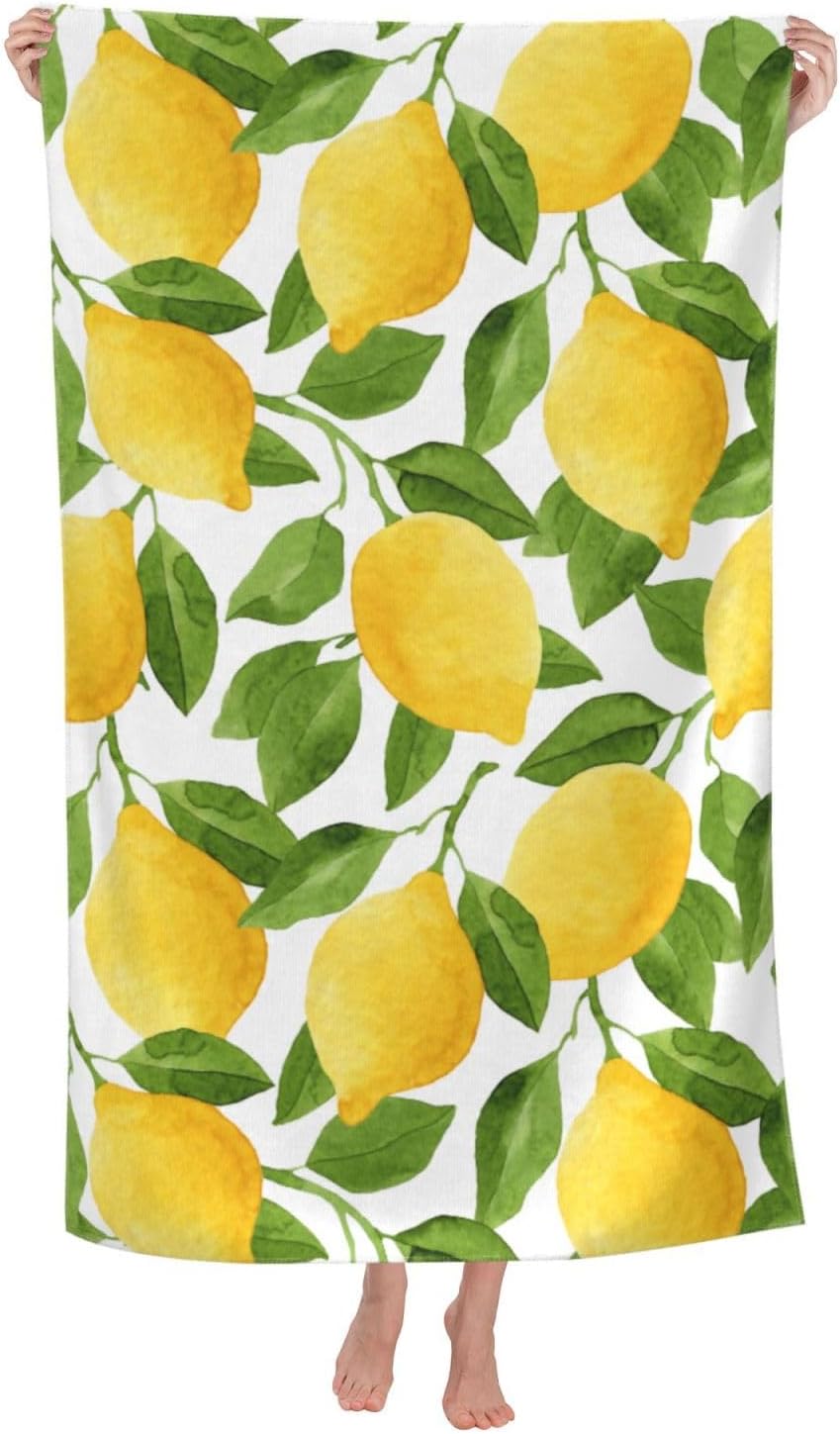 VOOHDDY Microfiber Beach Towel - Large Soft Absorbent Quick Dry