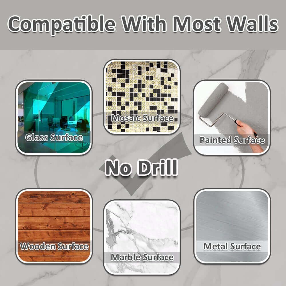 Mintime 3D Wall Clock Kit with Battery and Sticker
