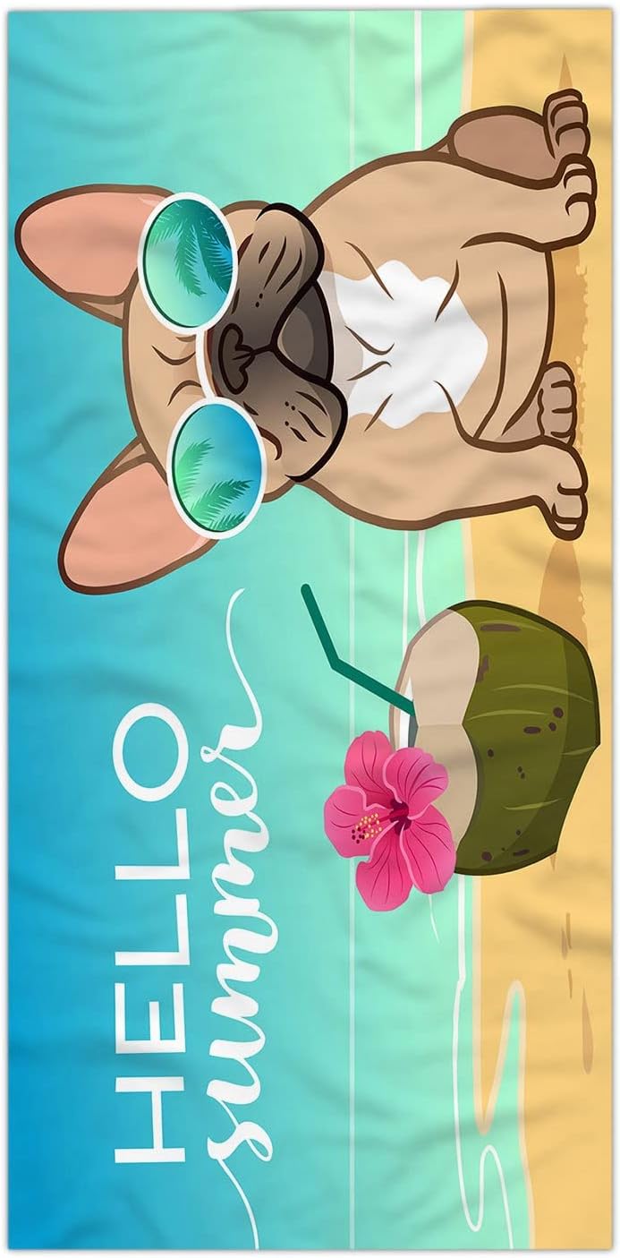 Lovskoo Turkish Beach Towel 30x60 Inch Quick Dry 1