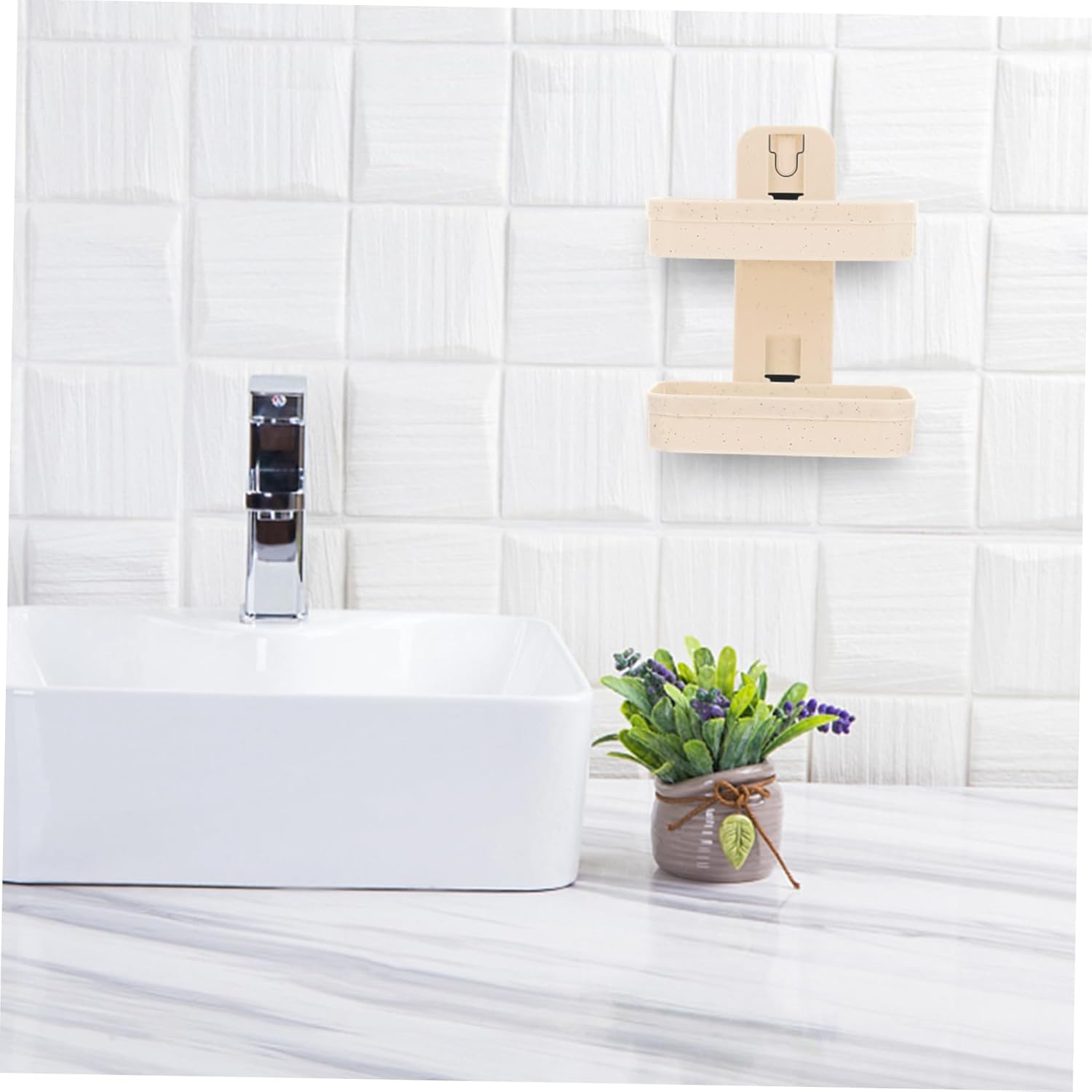 Modern Design Wall Mounted Soap Dish with Suction Cup Holder 1