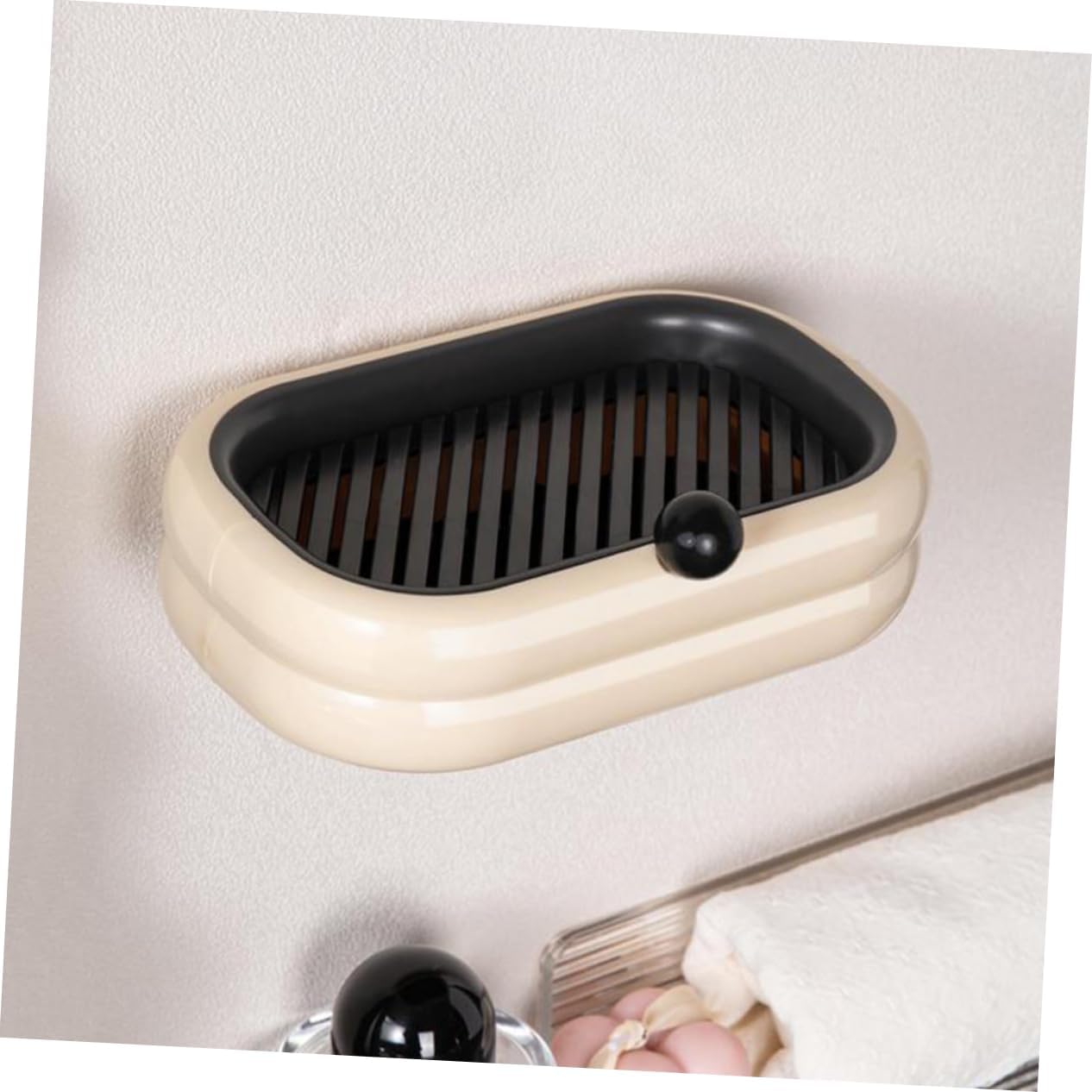 Self-Adhesive Double Soap Holder for Bathroom and Kitchen