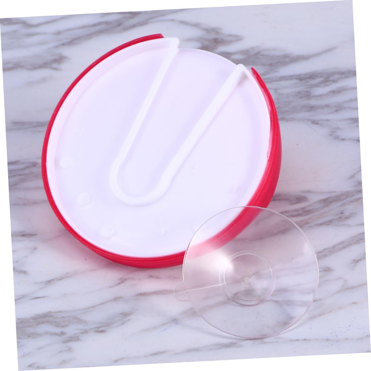 LIFKOME Wall Mounted Soap Dish Holder with Suction and Drainage