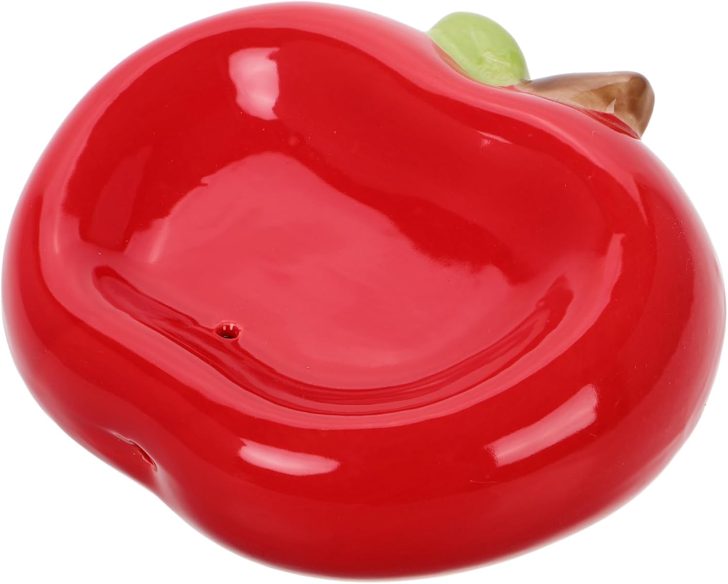 Anneome Ceramic Apple Soap Tray with Drainage