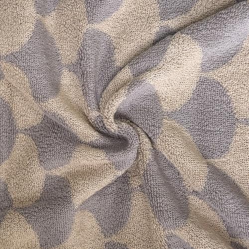 USTIDE Brown Leaf Towels Set 2pcs 134x29inch