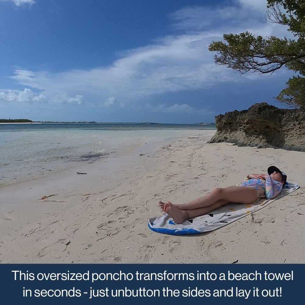 Arcturus Surf Poncho 2-in-1 Beach Towel Cover-Up
