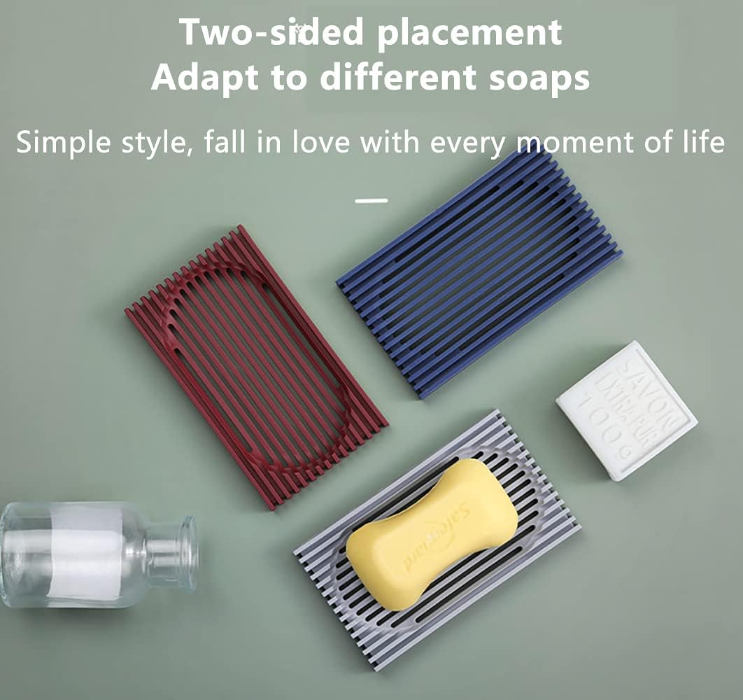 SHOUCAN Shower Soap Dish Red 2PCS