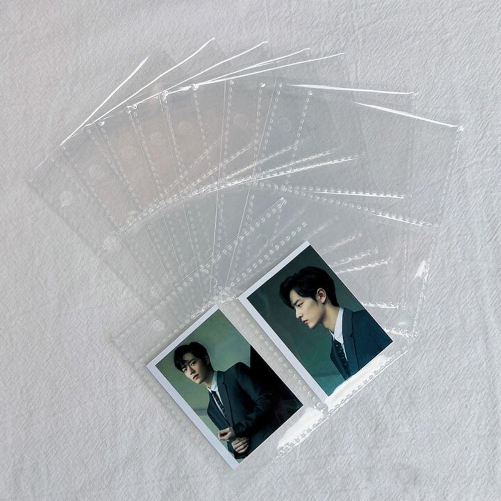 Refillable 3 Ring Photocard Binder 20Pcs Inner Pages